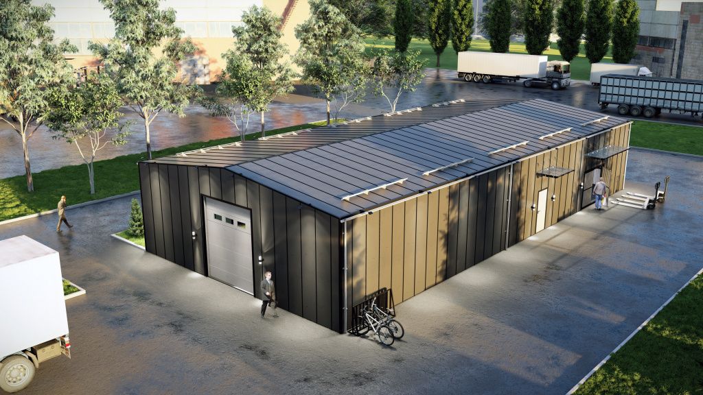 Каркас ангара из ЛСТК Каркас ангара из ЛСТК