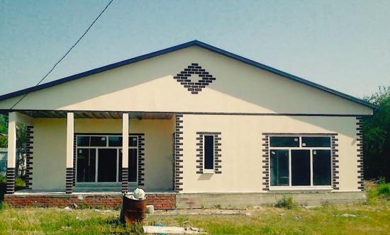 Дом из металлокаркаса в Иркутске: 100м²
