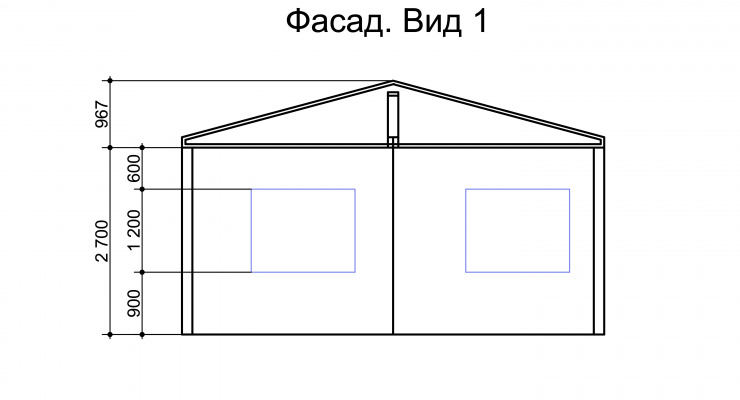 Жилой дом: 37,2м²