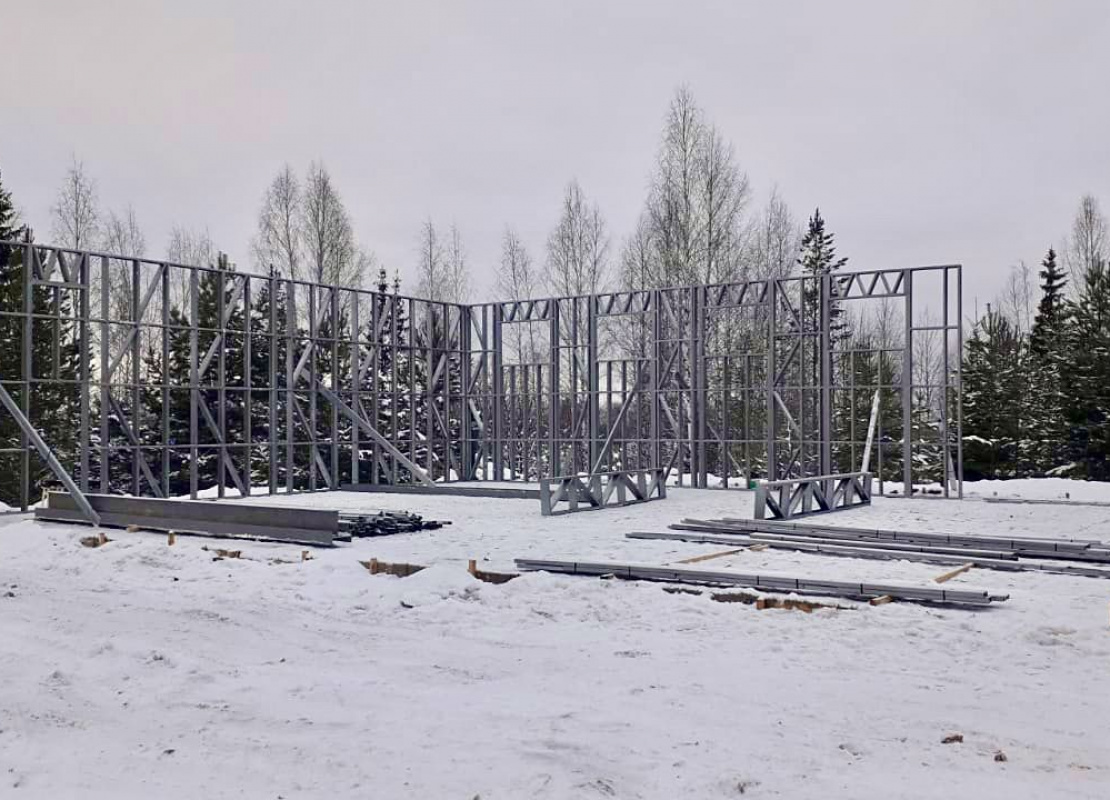 Возводим ангар из ЛСТК на горнолыжном склоне Пермского края